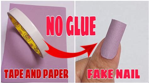 how to put false nails on without glue|how to glue fingernails.